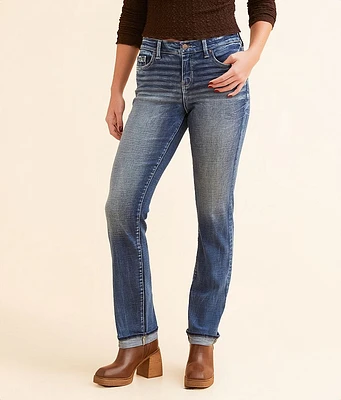 Buckle Black Fit No. 85 Straight Stretch Cuffed Jean