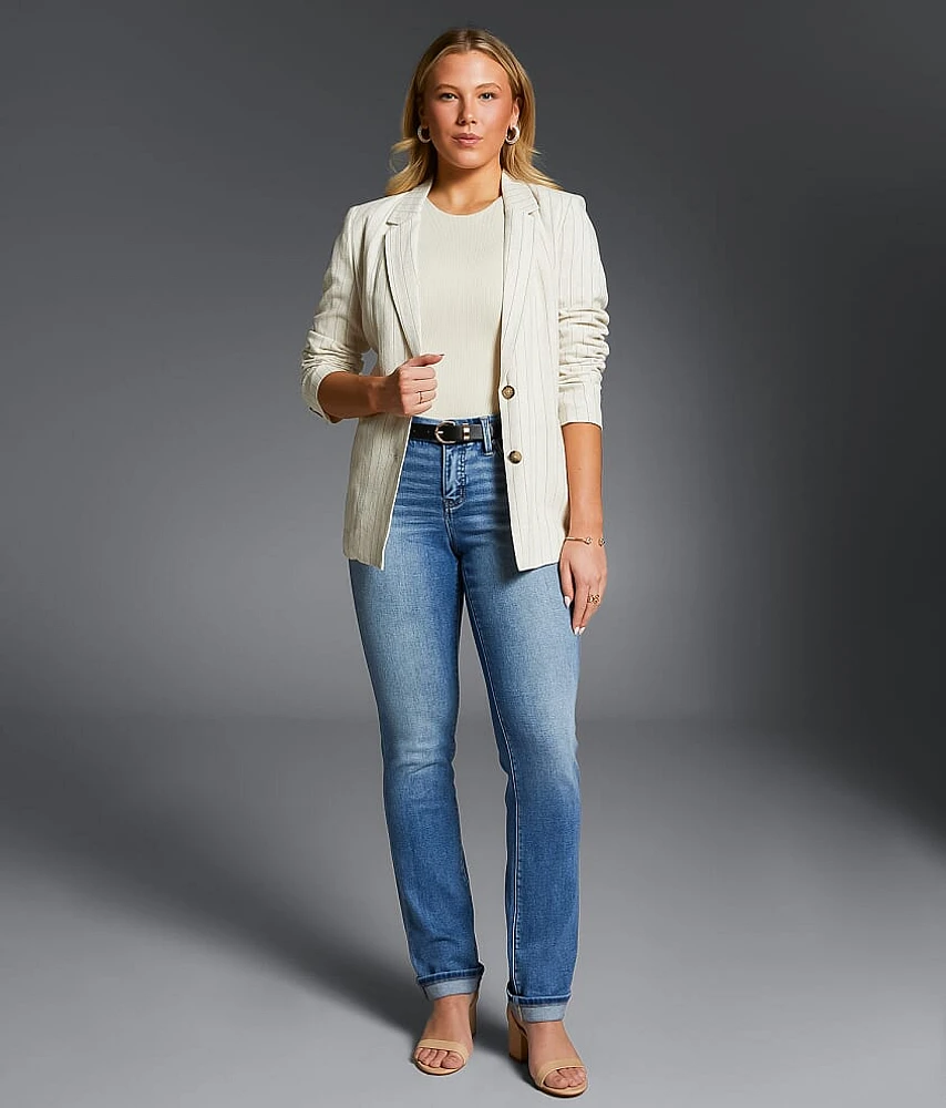 Fit No. 85 Straight Stretch Cuffed Jean