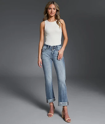 Buckle Black Fit No.23 Cropped Straight Stretch Jean