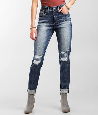 Buckle Black Mom Jean