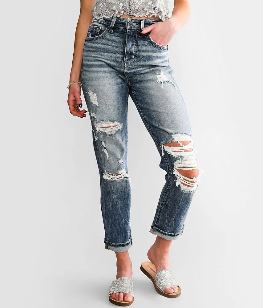 Buckle Black Mom Jean