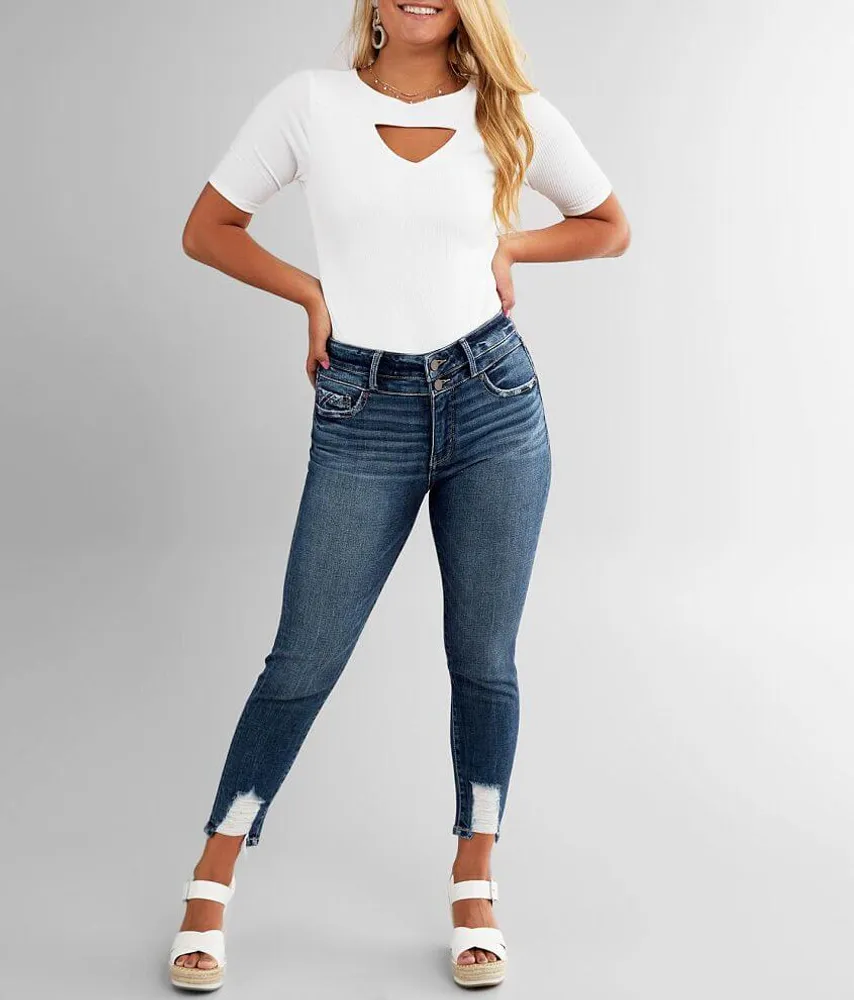 Curvy Mid-Rise Ankle Skinny Jean