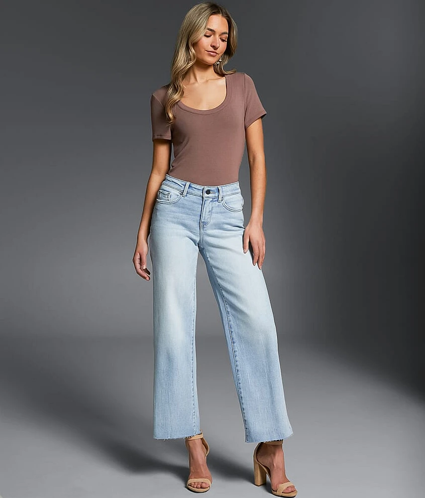 Fit No. 23 Cropped Wide Leg Stretch Jean