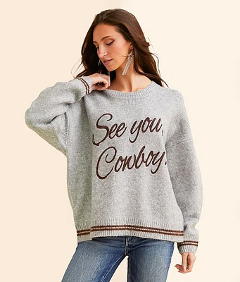 Bailey Rose See You Cowboy Sweater