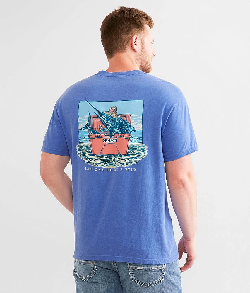Old Row Bad Day To Be A Beer Marlin T-Shirt