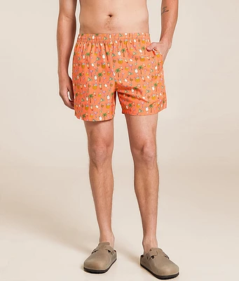 Old Row Mixed Drinks Stretch Swim Trunks