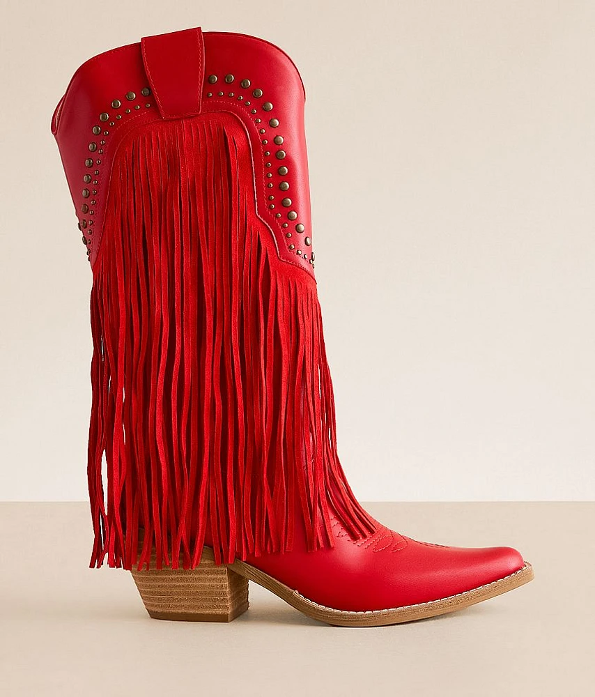 Adela Fringe Western Boot