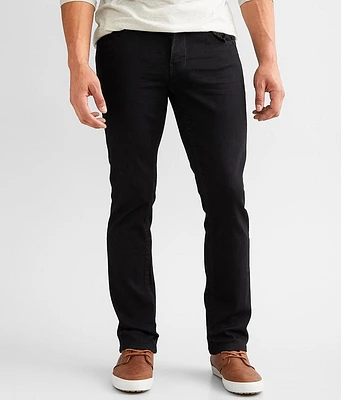 Buckle Black Three Straight Stretch Jean