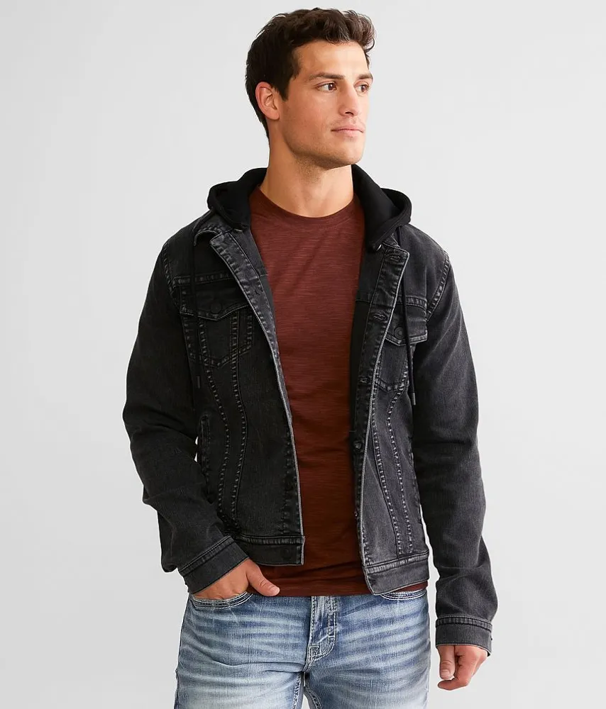 Bradley Hooded Denim Stretch Jacket
