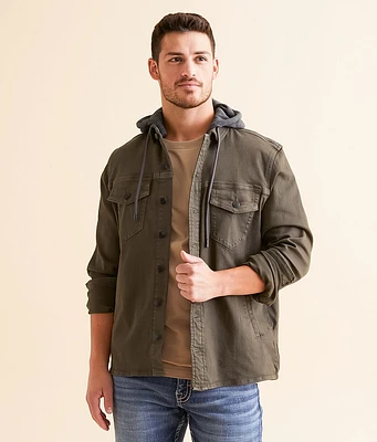 BKE Bradley Denim Stretch Shacket