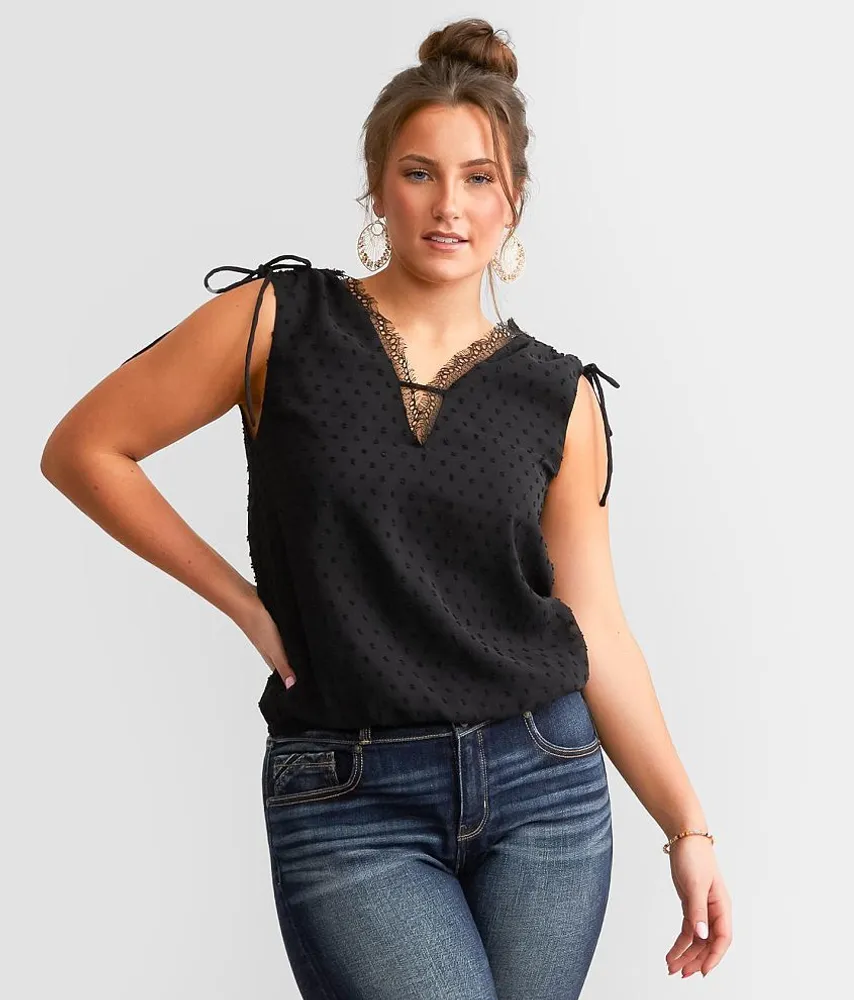 Swiss Dot Tank Top