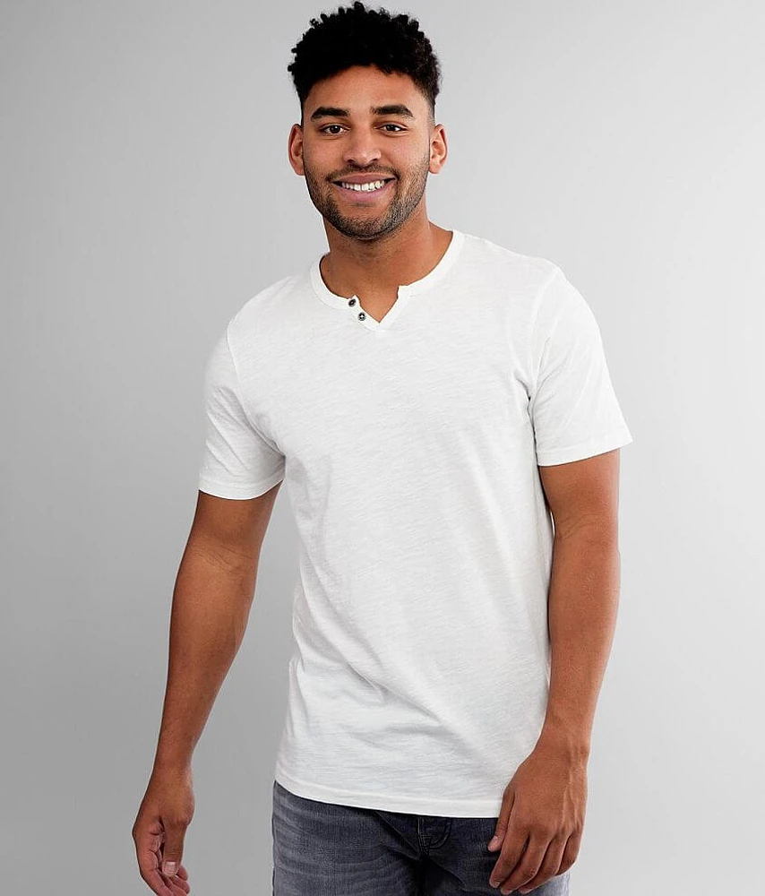 Split Neck T-Shirt