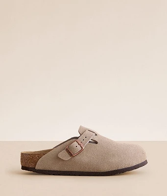 Girls - Birkenstock Boston Soft Suede Clog