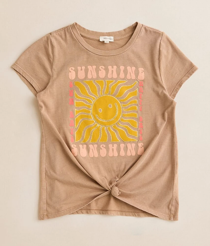 Girls - Front Tie T-Shirt
