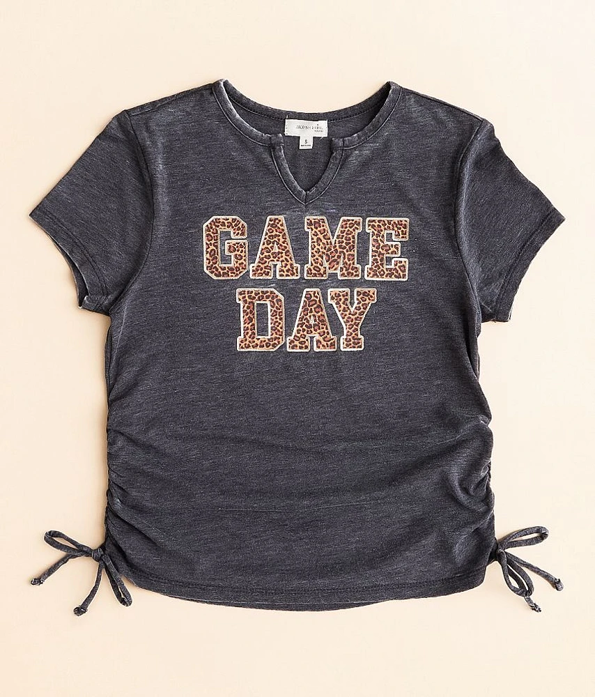 Girls - Modish Rebel Foiled Game Day T-Shirt