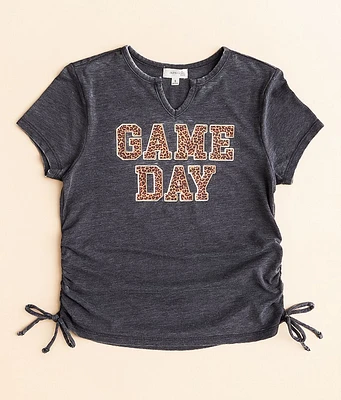 Girls - Modish Rebel Foiled Game Day T-Shirt