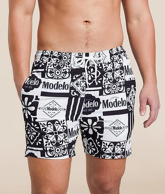 Bioworld Modelo Contrast Stretch Swim Trunks