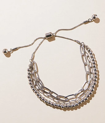 boutique by BKE Triple Chain Bracelet
