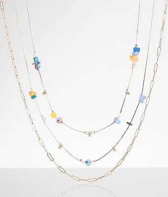 boutique by BKE 3 Pack Beaded Necklace Set