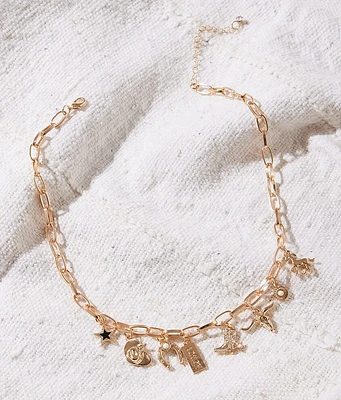 Sterling & Stitch Western Charm Necklace