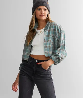 Plaid Cropped Shirt