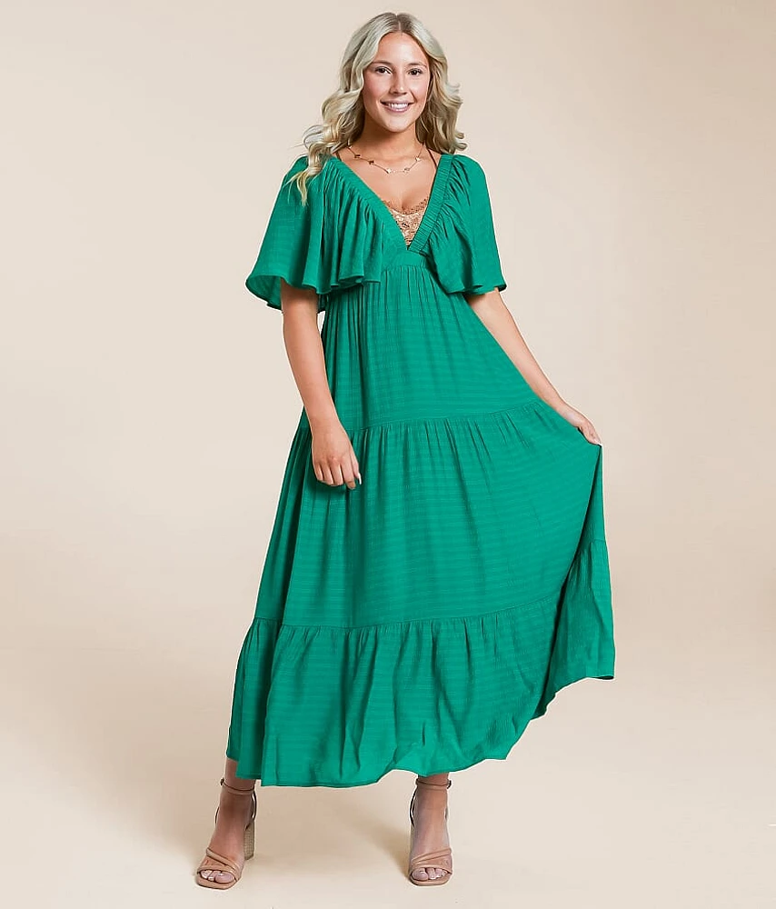 Ruffle Midi Dress