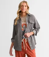 BKE Textured Knit Shacket