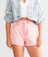 Blue B Rhinestone Star Ultra High Rise Short