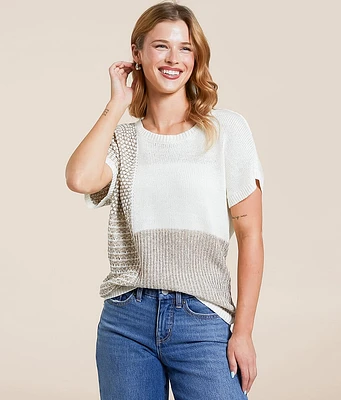 Blu Pepper Patterned Sweater