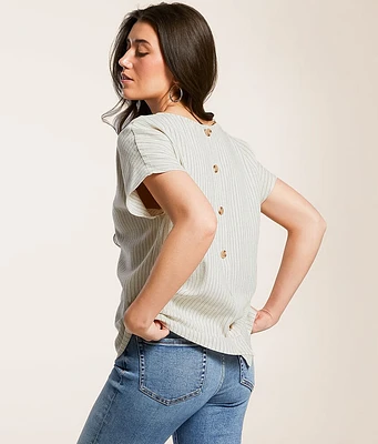 Blu Pepper Striped Top