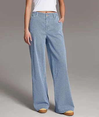 BKE Billie Striped Wide Leg Stretch Pant