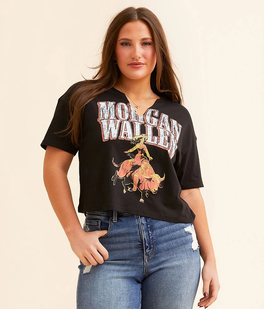 Morgan Wallen Cowgirl Cropped Band T-Shirt
