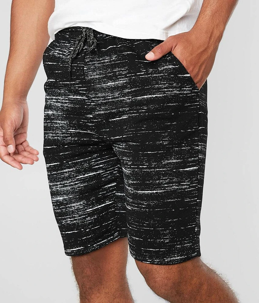 Marled Graphic Stretch Short