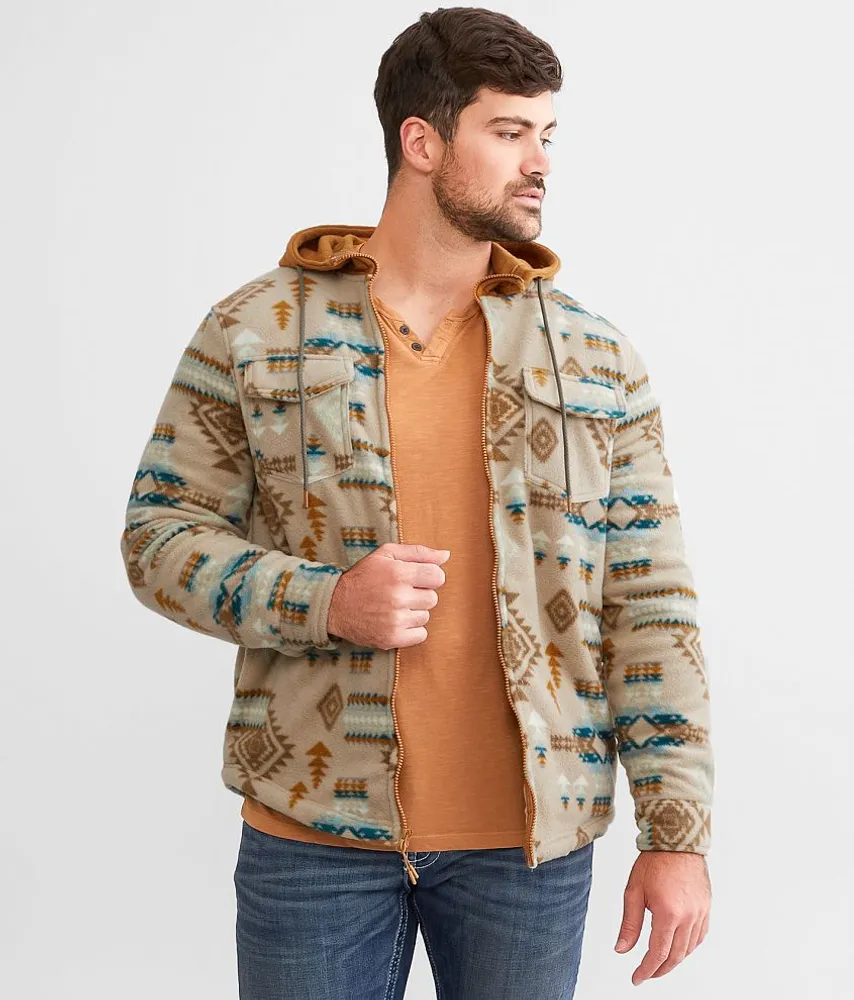 Southwestern Hooded Shacket