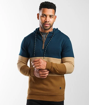 Departwest Quarter Zip Hooded Sweatshirt