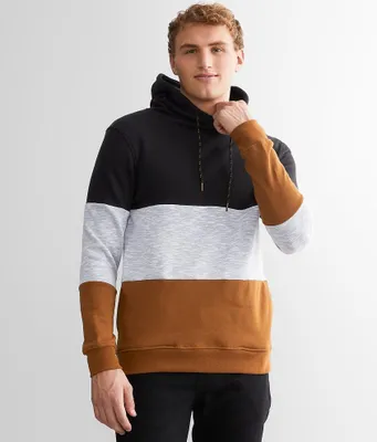 Departwest Color Block Hooded Sweatshirt