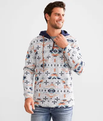 Departwest Southwest Quarter Zip Hooded Sweatshirt