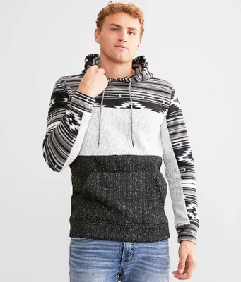 Departwest Polar Fleece Southwestern Hooded Sweatshirt