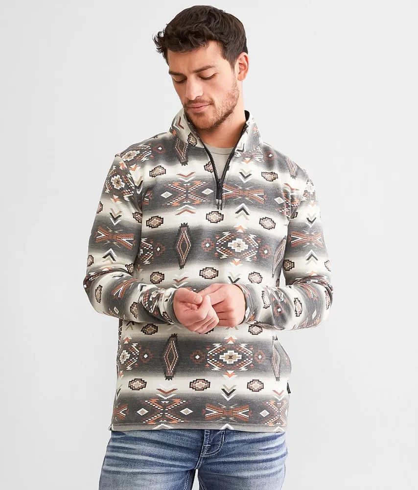 Southwestern Quarter Zip Pullover