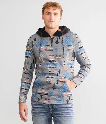 Departwest Quarter Zip Hooded Sweatshirt