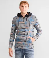 Departwest Quarter Zip Hooded Sweatshirt