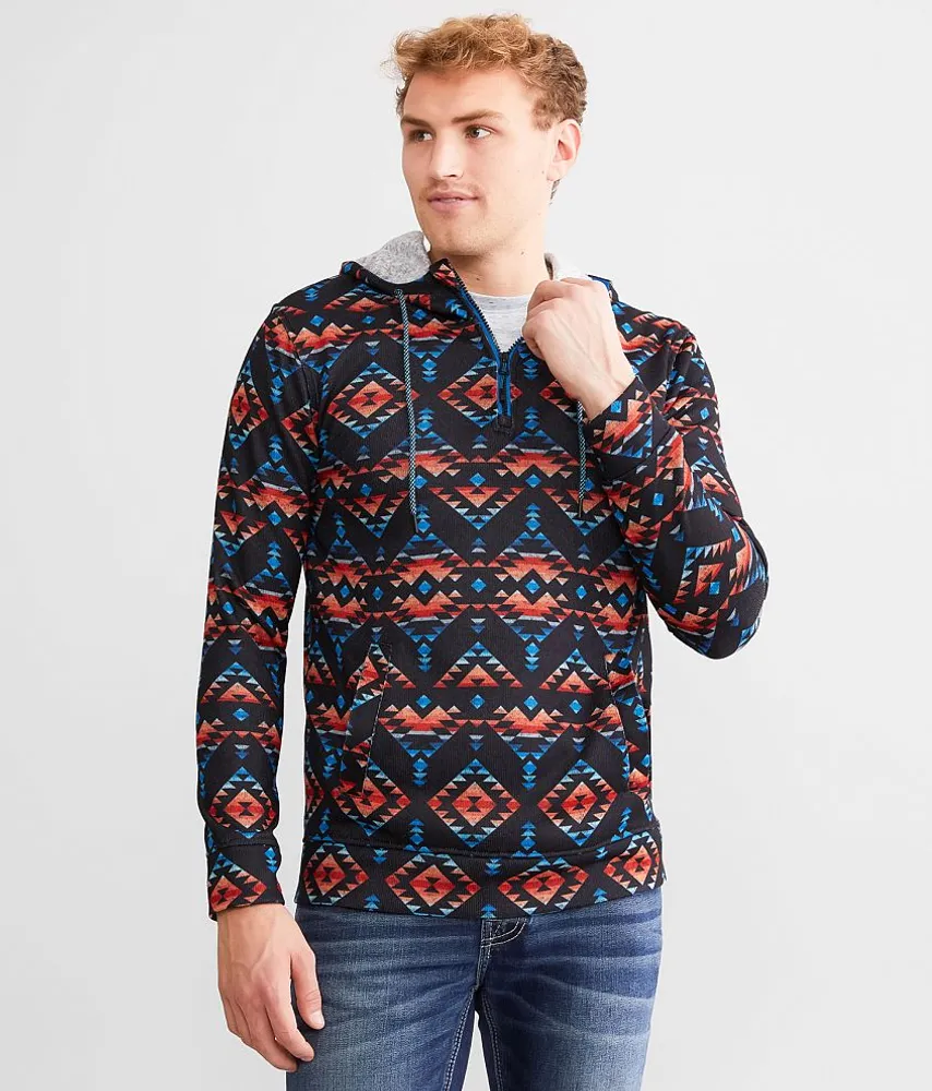 Quarter Zip Hooded Sweatshirt