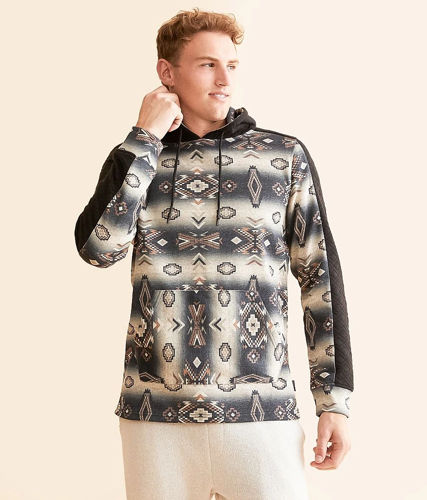 Ombre Aztec Hooded Sweatshirt