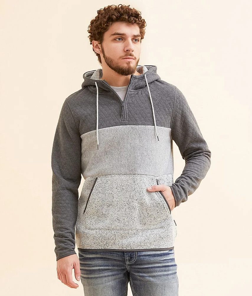 Departwest Cozy Stripe Hooded Sweatshirt