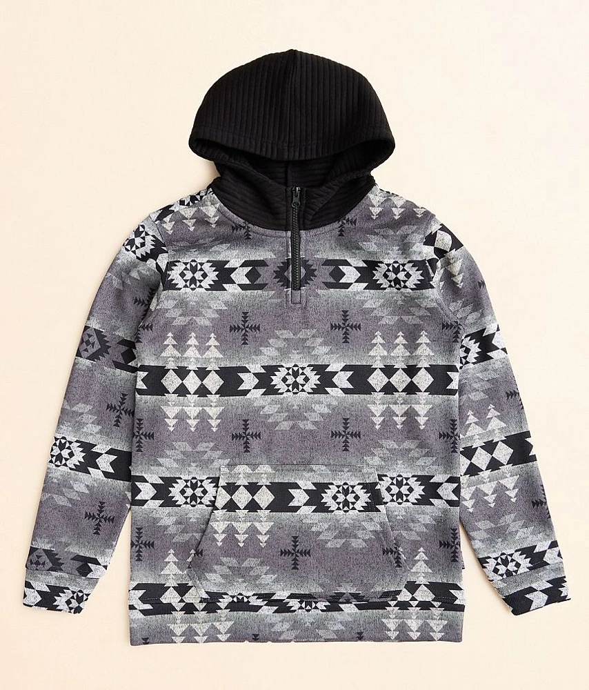 Boys - Southwestern Quarter Zip Hoodie