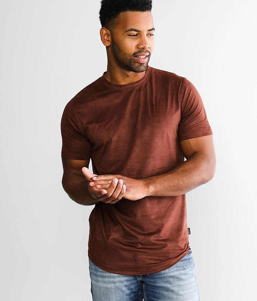 Faux Suede T-Shirt