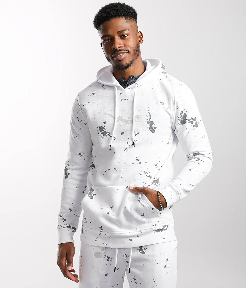 Paint Splatter Hooded Sweatshirt