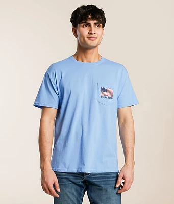 BURLEBO Camo Beach Cruiser T-Shirt