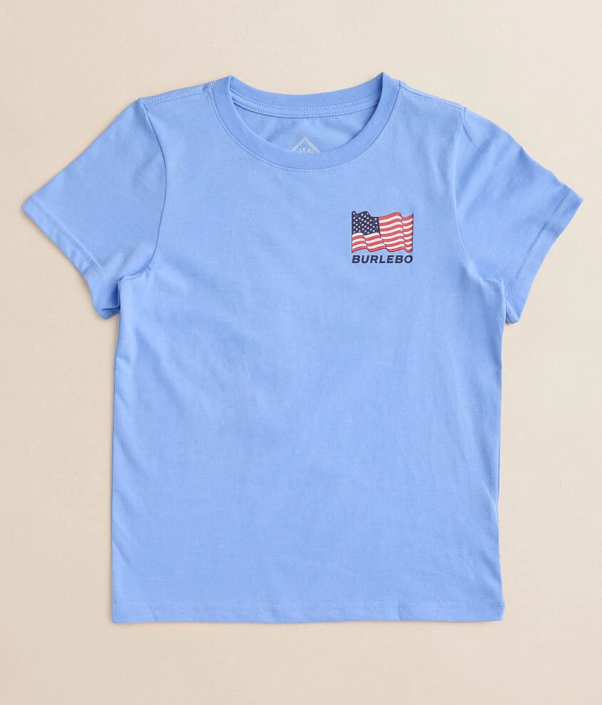 Boys - BURLEBO Camo Beach Cruiser T-Shirt