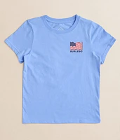 Boys - BURLEBO Camo Beach Cruiser T-Shirt